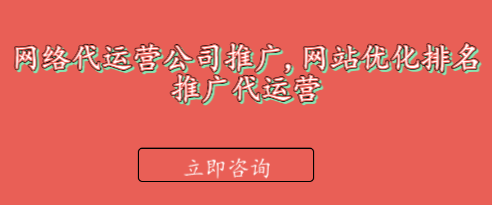 网络代运营公司推广,网站优化排名推广代运营