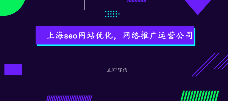 上海seo网站优化，网络推广运营公司